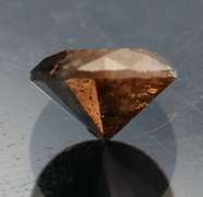 Eye catching .54ct smooth cut Chocolate Diamond solitaire