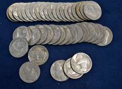 Lot Of 40 Buffalo Nickels, Full Date.