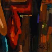 Nelly Panto, "Late Romance" Framed Limited Edition Serigraph, Numbered 88/495 and Hand Signed with Letter of Authenticity