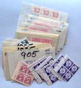 139 2 Cent & 74 3 Cent Mint US Plate Blocks