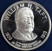 Franklin Mint William H. Taft Sterling Medal