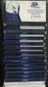 16 assorted 1999-2010 State Quarter Proof Set Lot