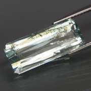 Vibrant 6.36ct platinum blue Aquamarine