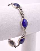 Lavish Lapis Bracelet in Sterling Silver