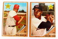 2Topps 1962 Rookie Baseball Cards