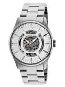 Invicta White Skeleton Dial Automatic, New In Box.