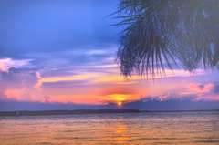 Sunset Decorative Artwork Boxed Framed