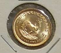 Gold Kuggerand Tenth Oz, Unc