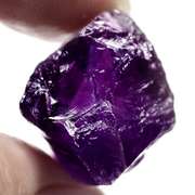 Large 24.57ct untreated uncut Amethyst