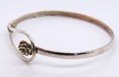 Vintage Sterling Silver Bangle Bracelet