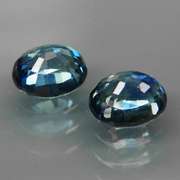 Heated only 1.13ct VS blue Sapphire set