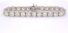 The Most Expensive and investment Quality  +22ctw Diamond Platinum Bracelet