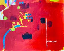 ONE OF A KIND ABSTRACT PAINTING ON CANVAS