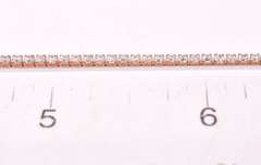 Crystal Bracelet in Rose Gold Plated Sterling Silver
