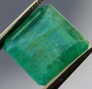 Top green! UNHEATED! Real 3.66ct Colombian Emerald