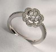 Appealing Diamond Ring in 14K WG