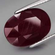 UNHEATED! Large 10.63ct violet red Winza Ruby