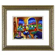 Shlomo Alter, "Spanish Guitar" Framed Limited Edition Serigraph, Numbered 162/495 and Hand Signed with Letter of Authenticity.