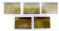5 Topps 1961 Baseball Cards