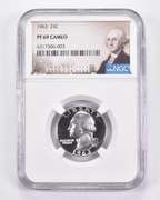 PF69 CAM 1963 Washington Quarter - Graded NGC