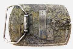 Vintage Coors Light Silver Bullet Belt Buckle