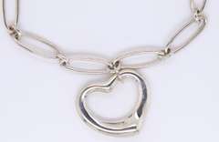 Tiffany & Co Heart Charm Dangle Bracelet