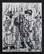 MARC CHAGALL WANDERING MUSICIANS 1963