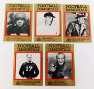 5 Football Immortals Trade Cards