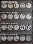 Lot Of 4 United States Mint Proof Quarter Sets 2012, 2014, 2015, 2017.