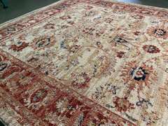 LOVELY VINTAGE REPRO DESIGN RUG 6x9