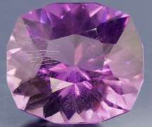 Superb 6.34ct Portuguese cushion cut Bolivian Amethyst
