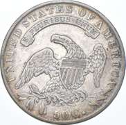 1835 Capped Bust Half Dollar