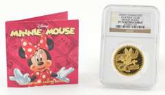 PF70 UCAM 2014 Niue 200 Gold Dollars - Minnie Mouse Disney - NGC - COA