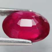 Vivid! 3.18ct top imperial red Ruby center stone