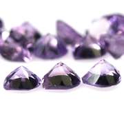 Glittering 10.10ct heart cut real Brazilian Amethyst set