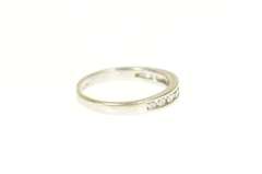 14K White Gold 0.50 Ctw Classic Diamond Wedding Band Ring