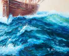 ONE OF A KIND  HAND PAINTED OIL PAINTING ON CANVAS