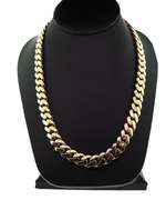 Glitzy 14kt Cubic Zirconia And gold chain link necklace
