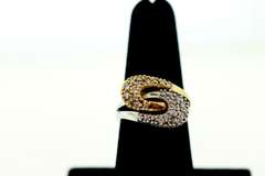 Two-Tone 14kt Diamond Ring