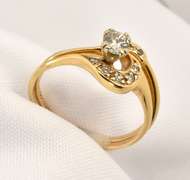 Delicate 2 Piece Ring Set