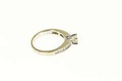 14K White Gold 1.19 Ctw Princess Diamond Engagement Ring