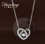 Dancing Stone heart Pendant