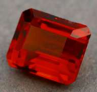 High grade 2.36ct red orange Hessonite Garnet