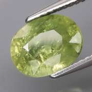 Eye catching 3.18ct green Sapphire