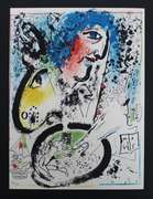 MARC CHAGALL SELF-PORTRAIT 1960