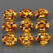 Ravishing 10.05ct 9pc golden Citrine set