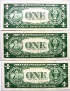 (3) Crisp Exceptional 1935F $1 Silver Certificates-Consecutive!