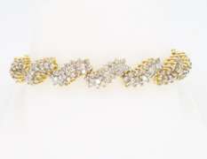 Ribbon Style 6.75CTW Diamond Tennis Bracelet