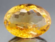 Substantial 8.44ct vivid orange unheated Citrine
