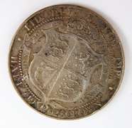 Rare 1902 Great Britain 1/2 Crown Coin